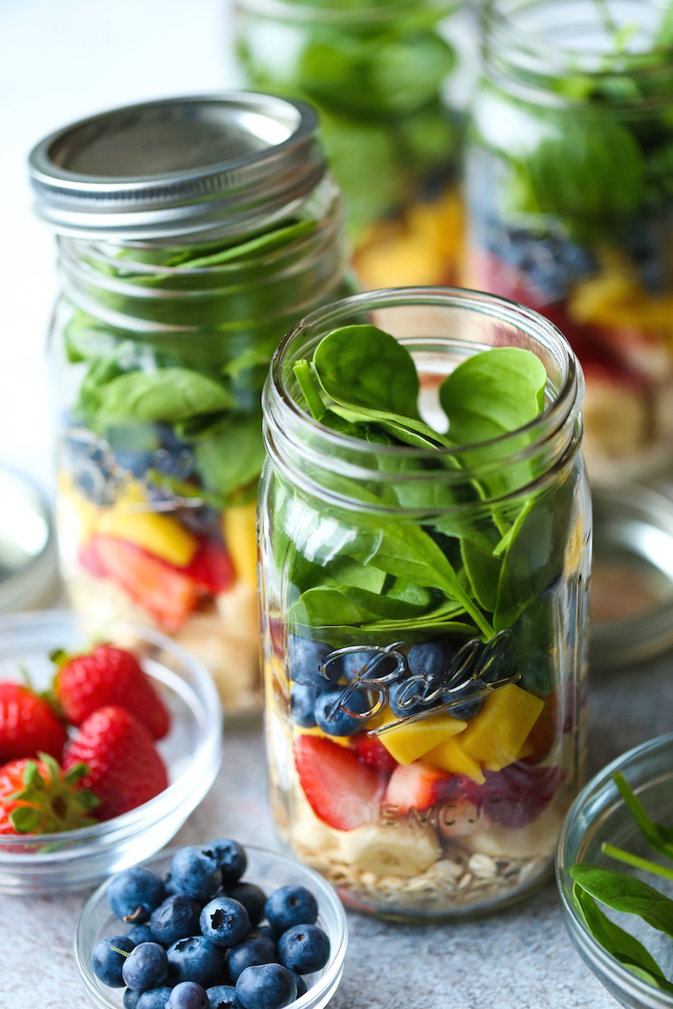 Freezer Green Smoothie Packs - Make-ahead freezer-packs! Now you have ready-made smoothies for the entire week. Simply add your milk and blend! That's it!
