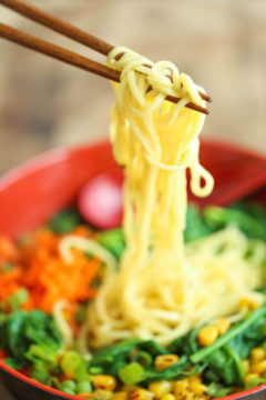 Clean-out-the-Fridge Miso Ramen