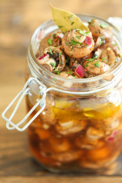 Easy Marinated Mushrooms
