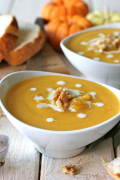 Roasted Butternut Squash and Sage Soup
