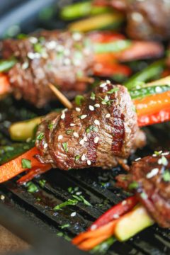 Asian Steak Roll Ups