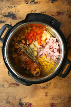 Instant Pot Leftover Hambone Soup