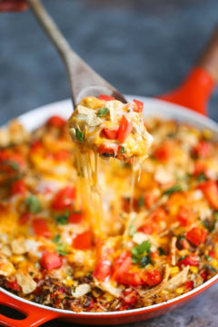 One Pot Nacho Beef Skillet