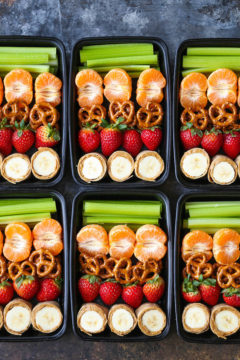 Peanut Butter and Banana Roll Ups Snack Box